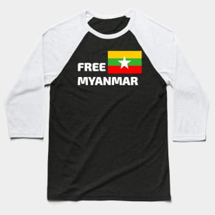 Free Myanmar Baseball T-Shirt